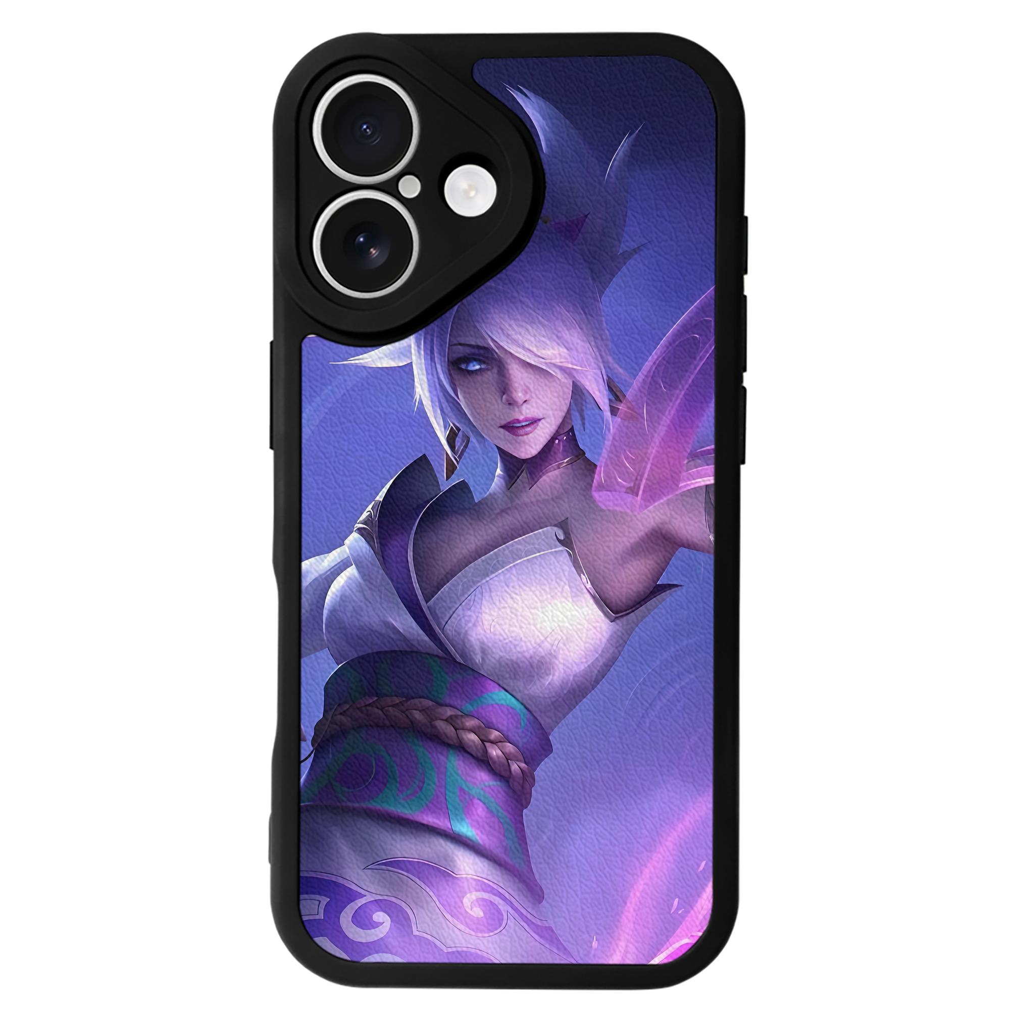 リーグ・オブ・レジェンド League of Legends LOL 【iPhone 16シリーズ対応】シリコンスマホケース（レザー調） 材質：シリコン